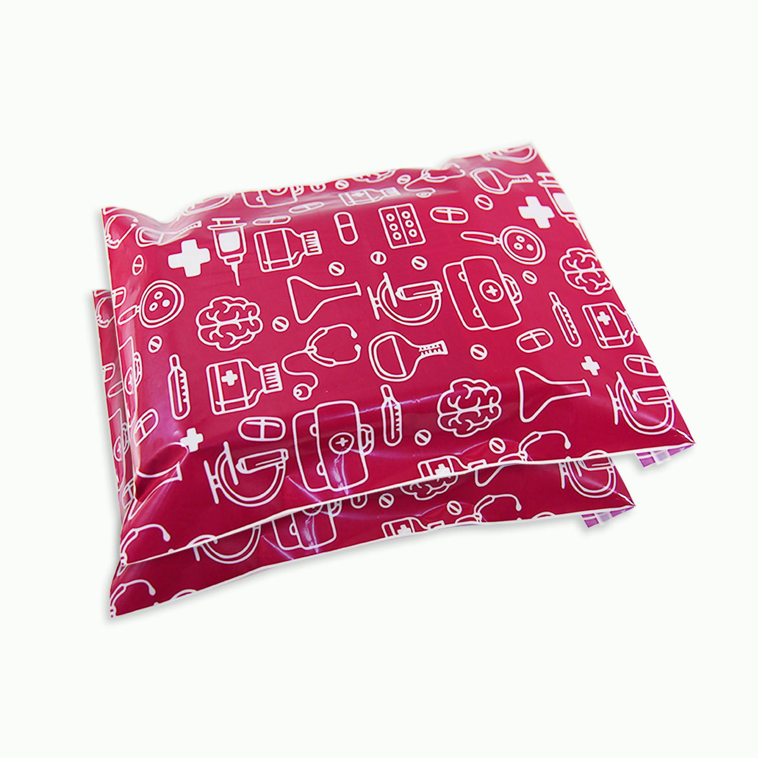 可回收PE紅（hóng）色快遞袋定製(圖5)