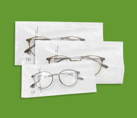 PE環保透明袋|可回收平口眼鏡袋定製